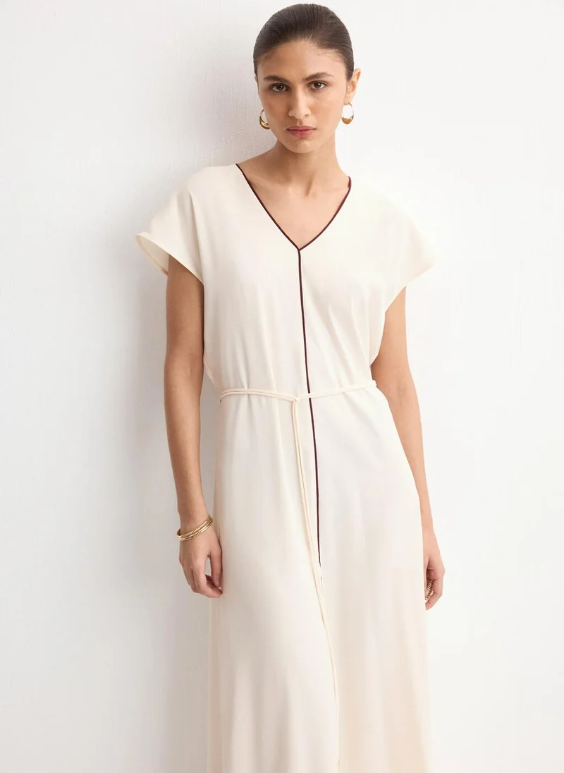 MANGO  Belt detail dress for Women | Best Price UAE